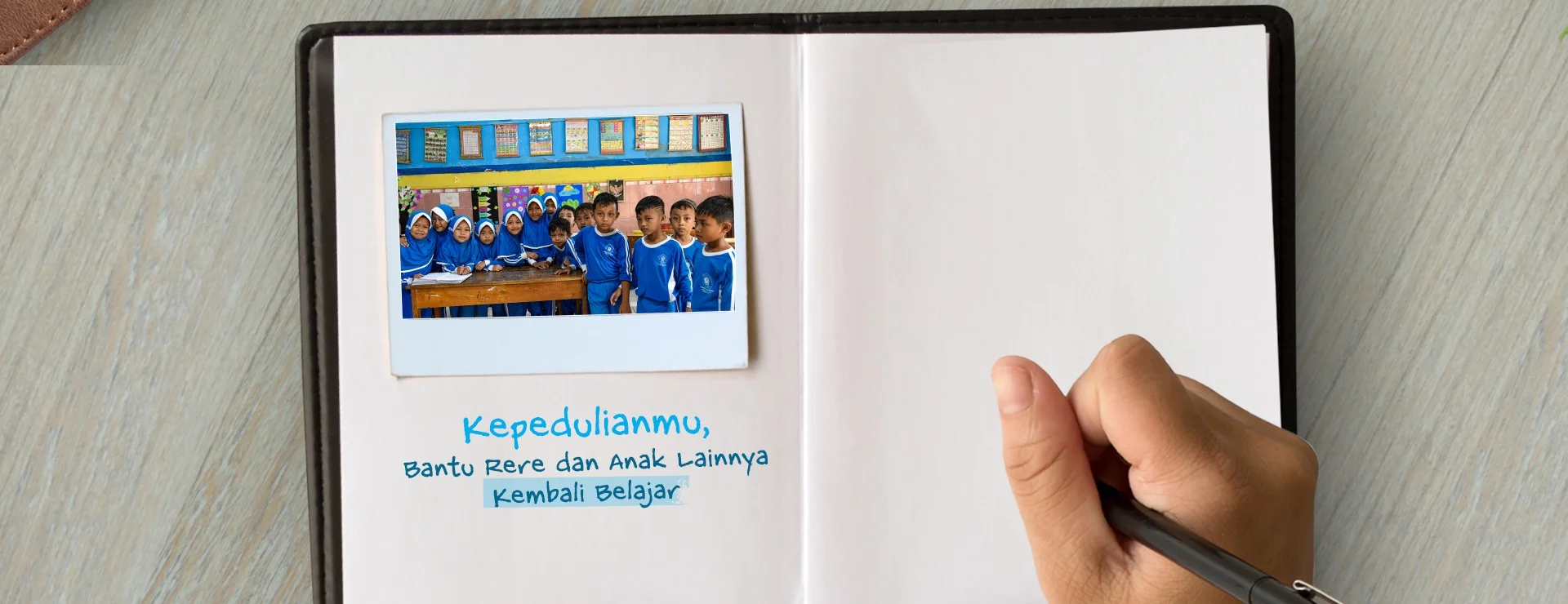 Kepedulianmu, Bantu Rere dan Anak Lainnya Kembali Belajar